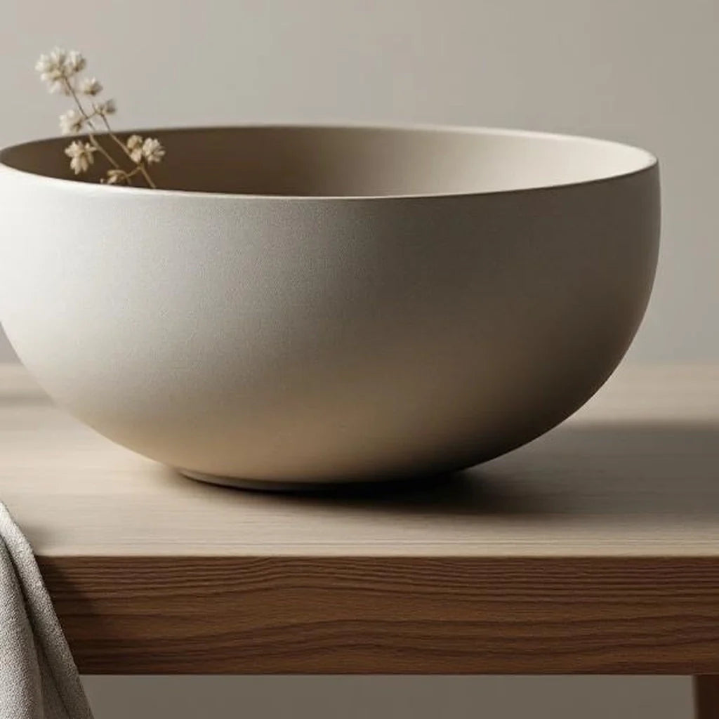 Oversized Ceramic Centerpiece Bowl