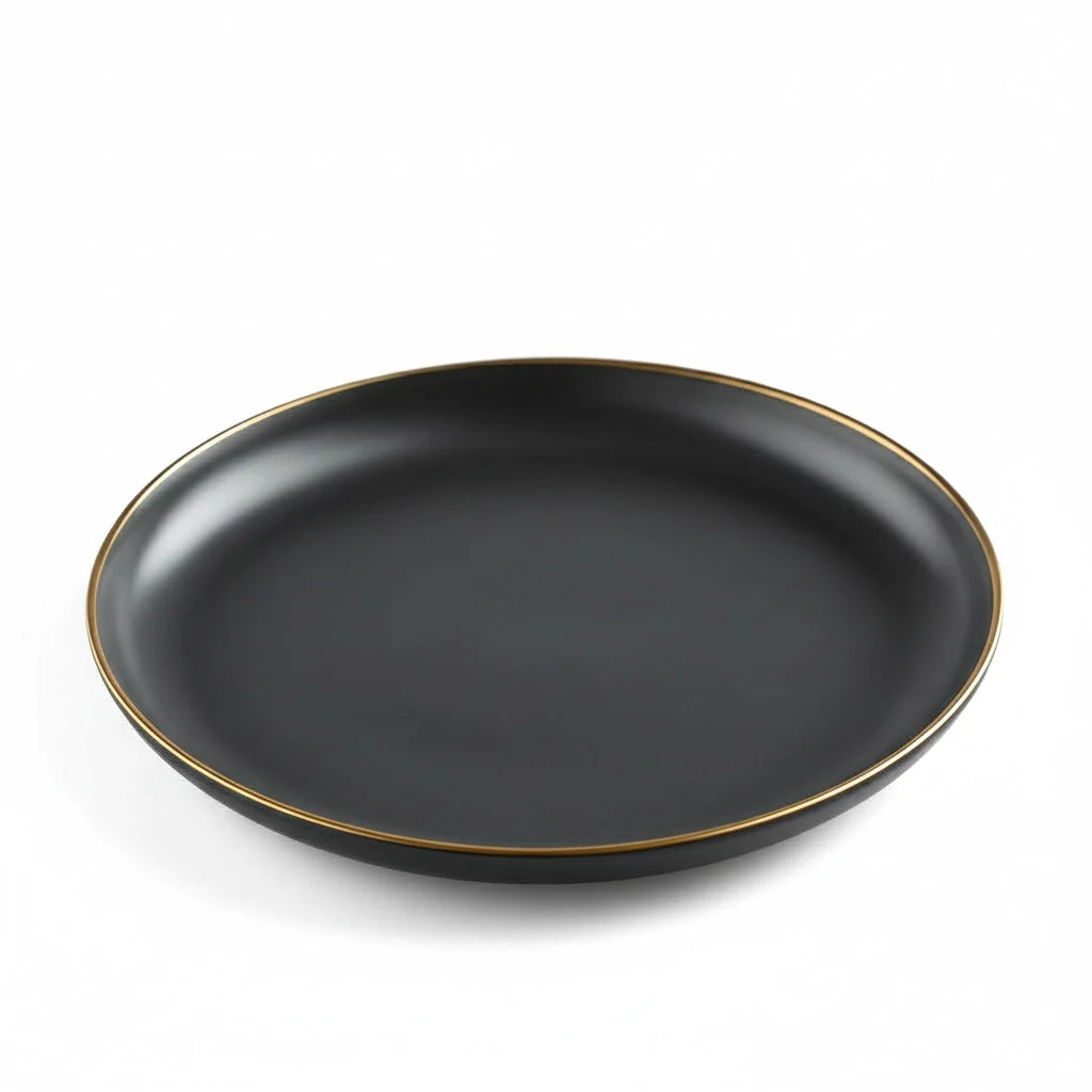 Thin Brass Rim Decorative Plate